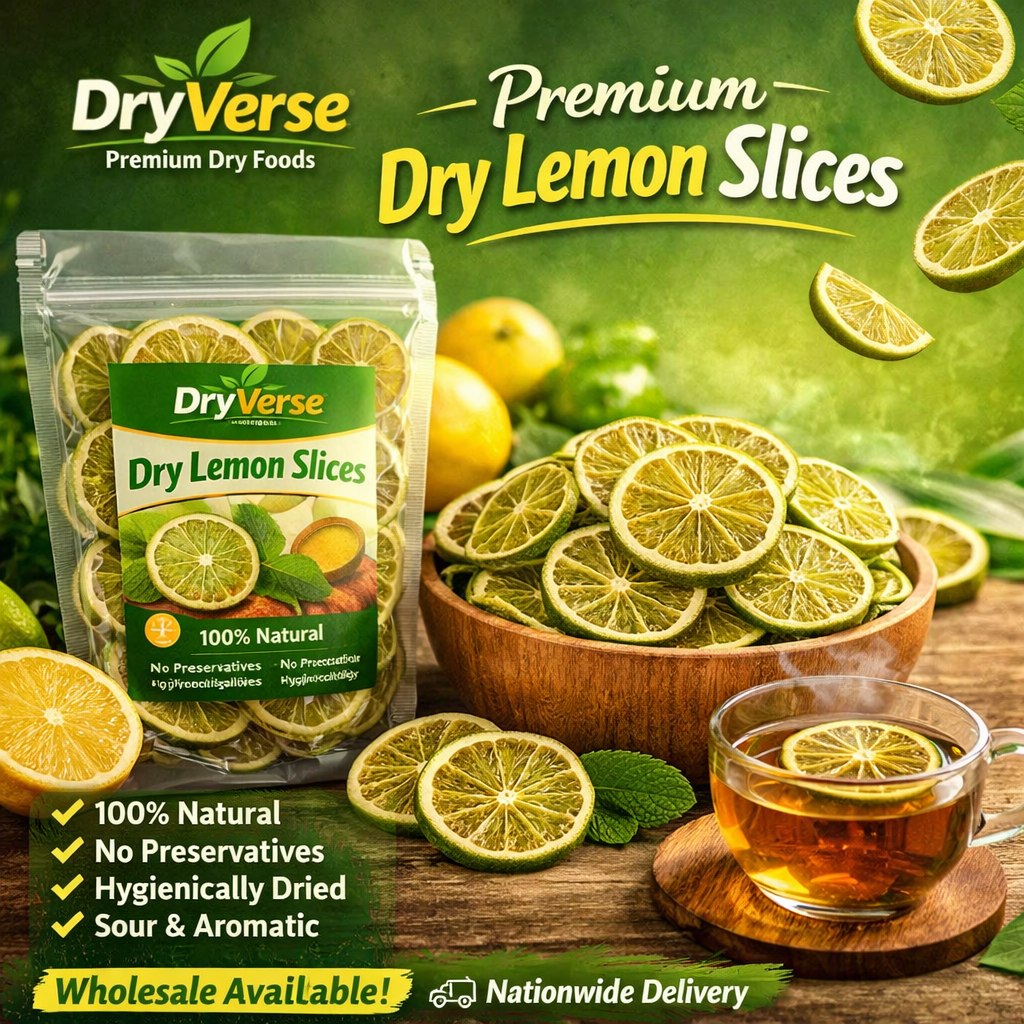 Dry Lemon Slices - শুকনো লেবুর টুকরো (Green Lemon)