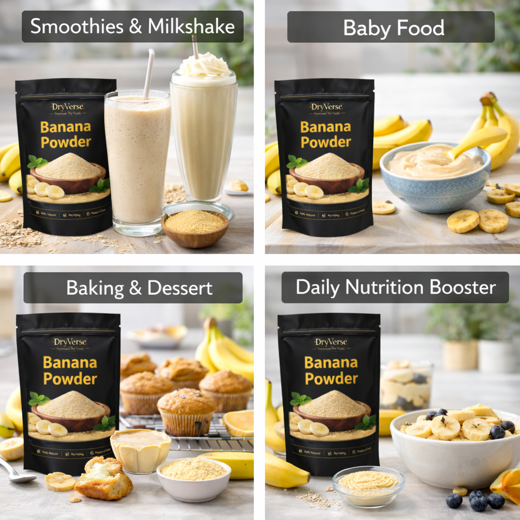 Ripe Banana Powder - পাকা কলার গুঁড়া