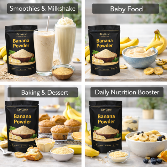 Ripe Banana Powder - পাকা কলার গুঁড়া