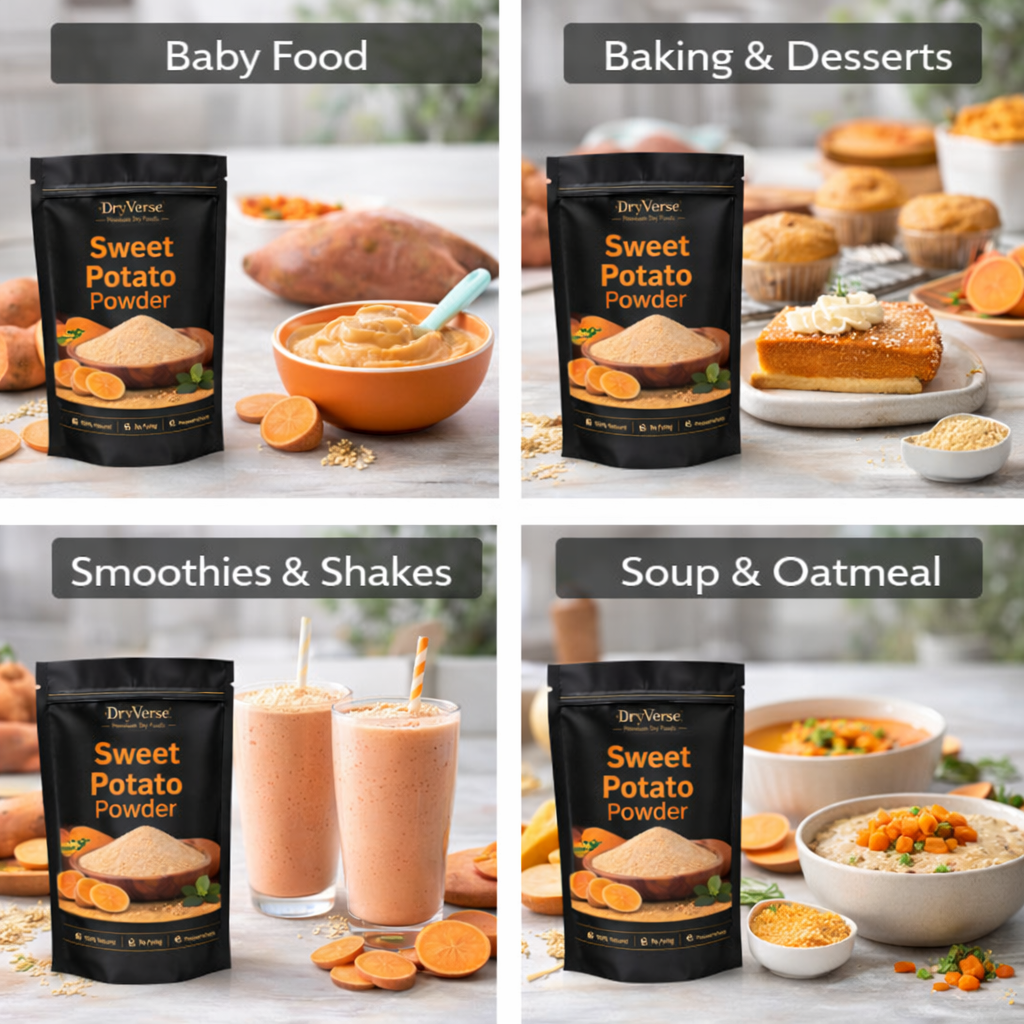 Sweet Potato Powder - মিষ্টি আলুর গুঁড়া